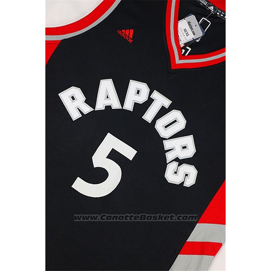 Maglia Toronto Raptors DeMarre Carroll #5 Nero